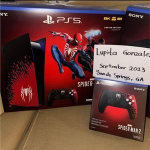 Play Station 5 Spiderman bundle limited edition